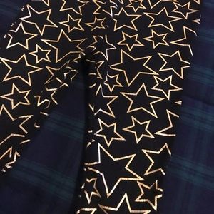 Black and Gold Leggings